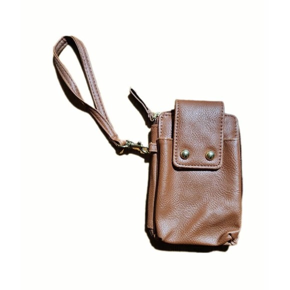 Brown Wristlet Wallet - Picture 1 of 2